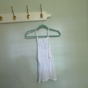 LF detailed white tank top